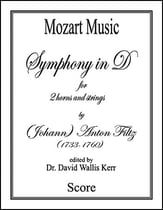 Symphony in D Orchestra sheet music cover